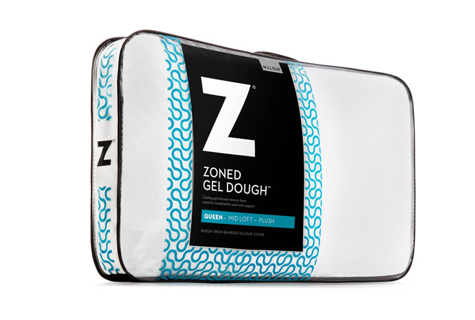 Low Zoned Gel Dough Pillow